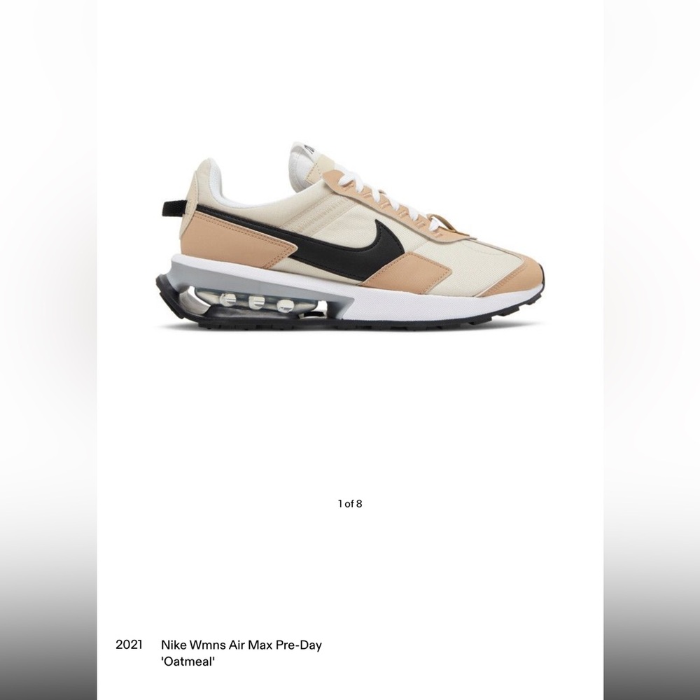 NIKE Air Max Pre Day - Oatmeal / White / Black - Women’s 7.5
